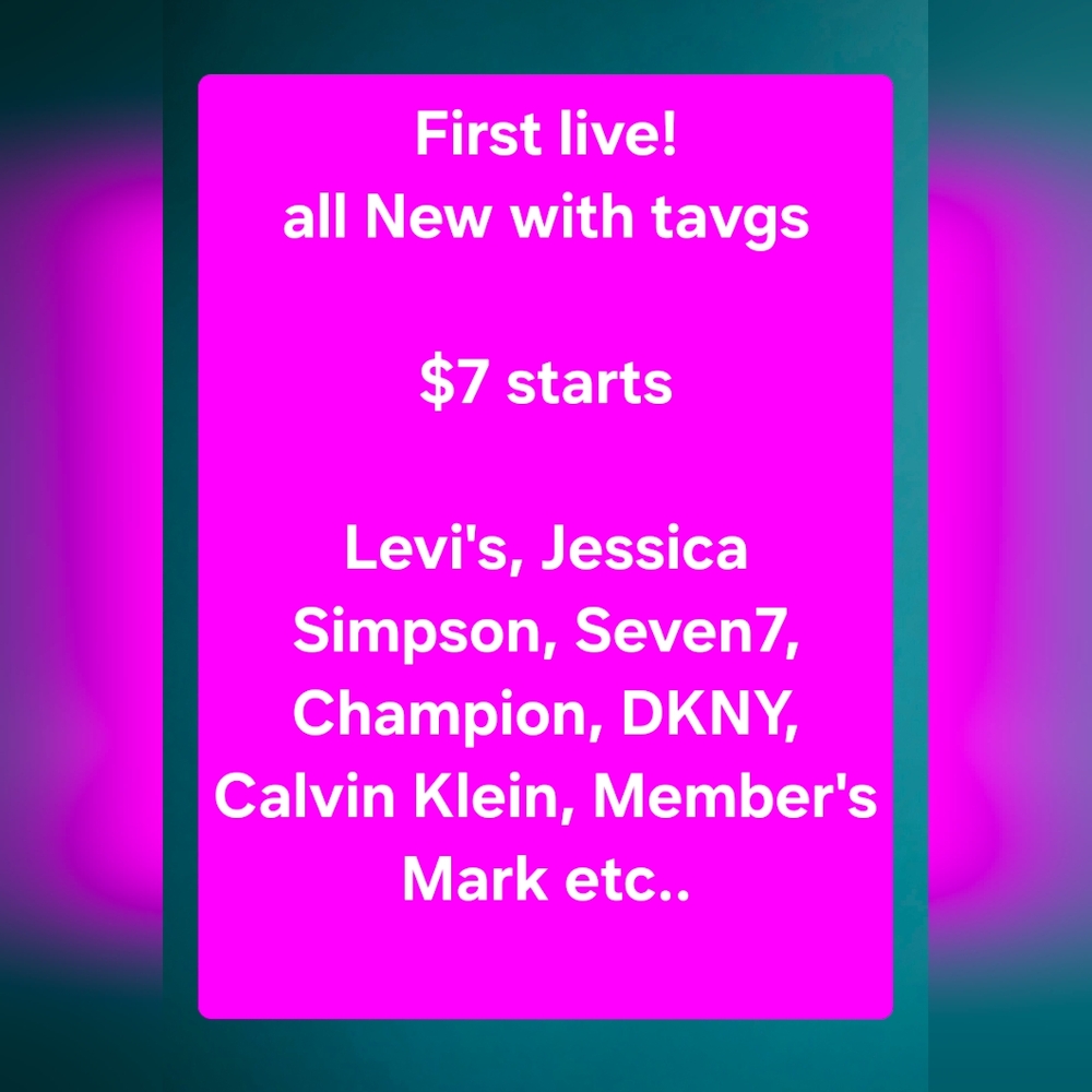 First show! All new with tags